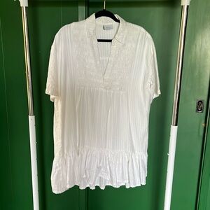 Flowey, cotton linen oversized mini